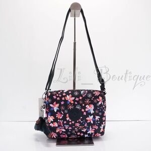 NWT Kipling KI0736 Shayna Crossbody Small Shoulder Bag Nylon Festival Blossom 94